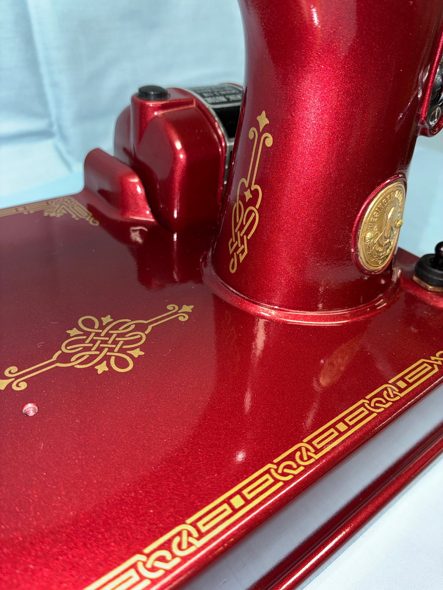 1937 Featherweight "Harriet" in dark red