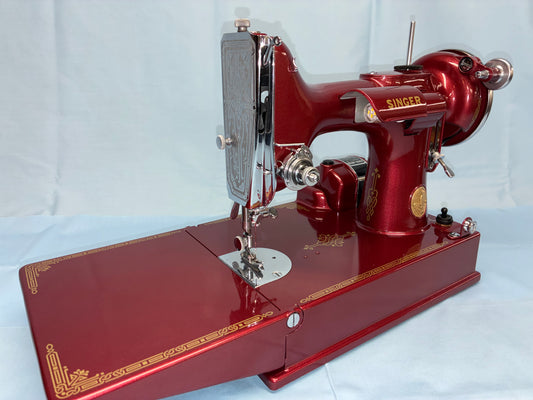 1937 Featherweight "Harriet" in dark red